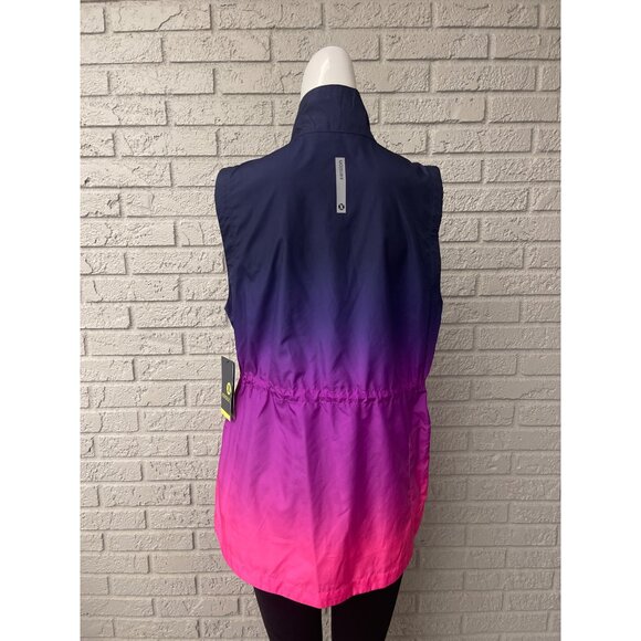 NWT Xersion Women Spink Ombre Zip Front Vest Size M - Picture 3 of 10